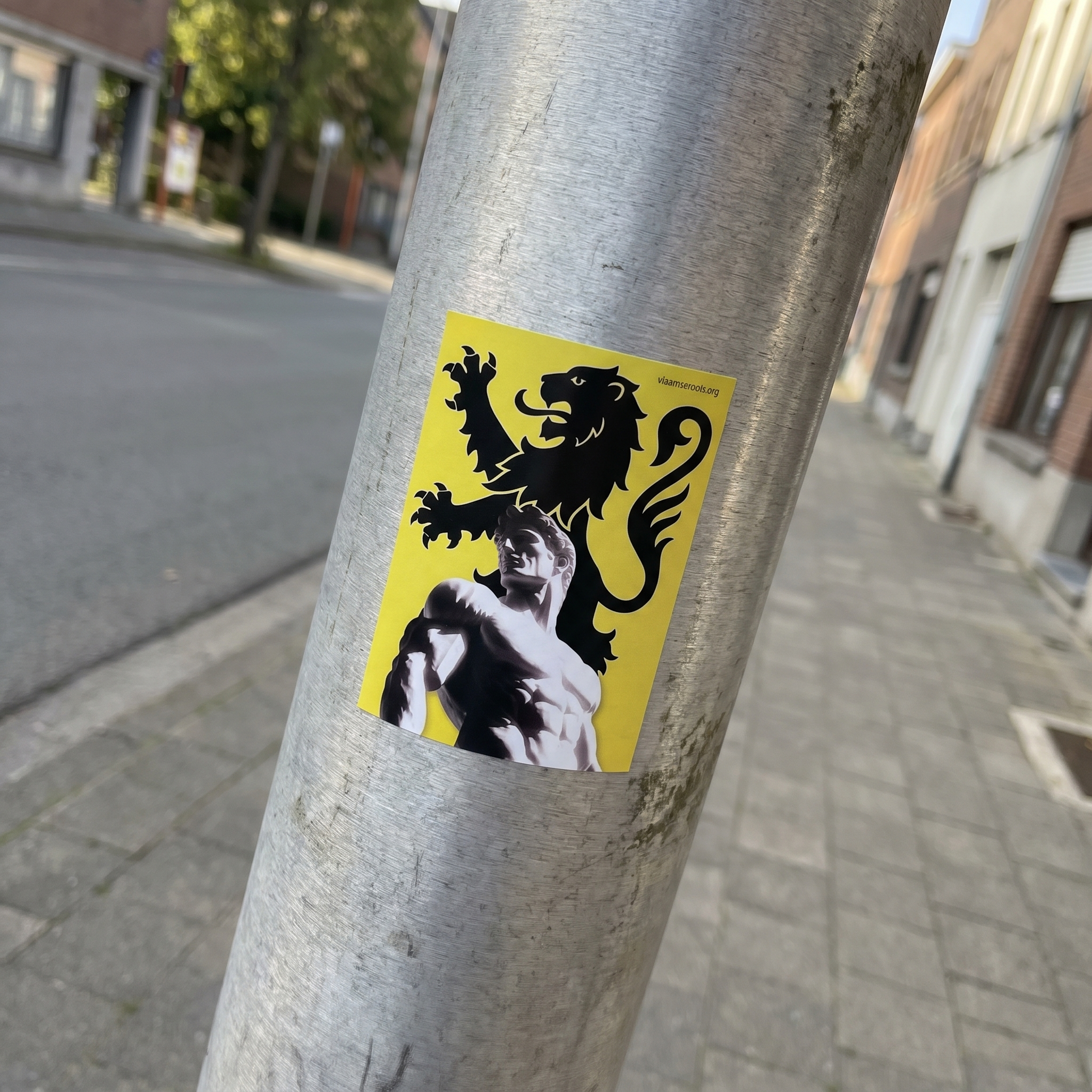 Vlaamse Leeuw Standbeeld - ZELFKLEVER