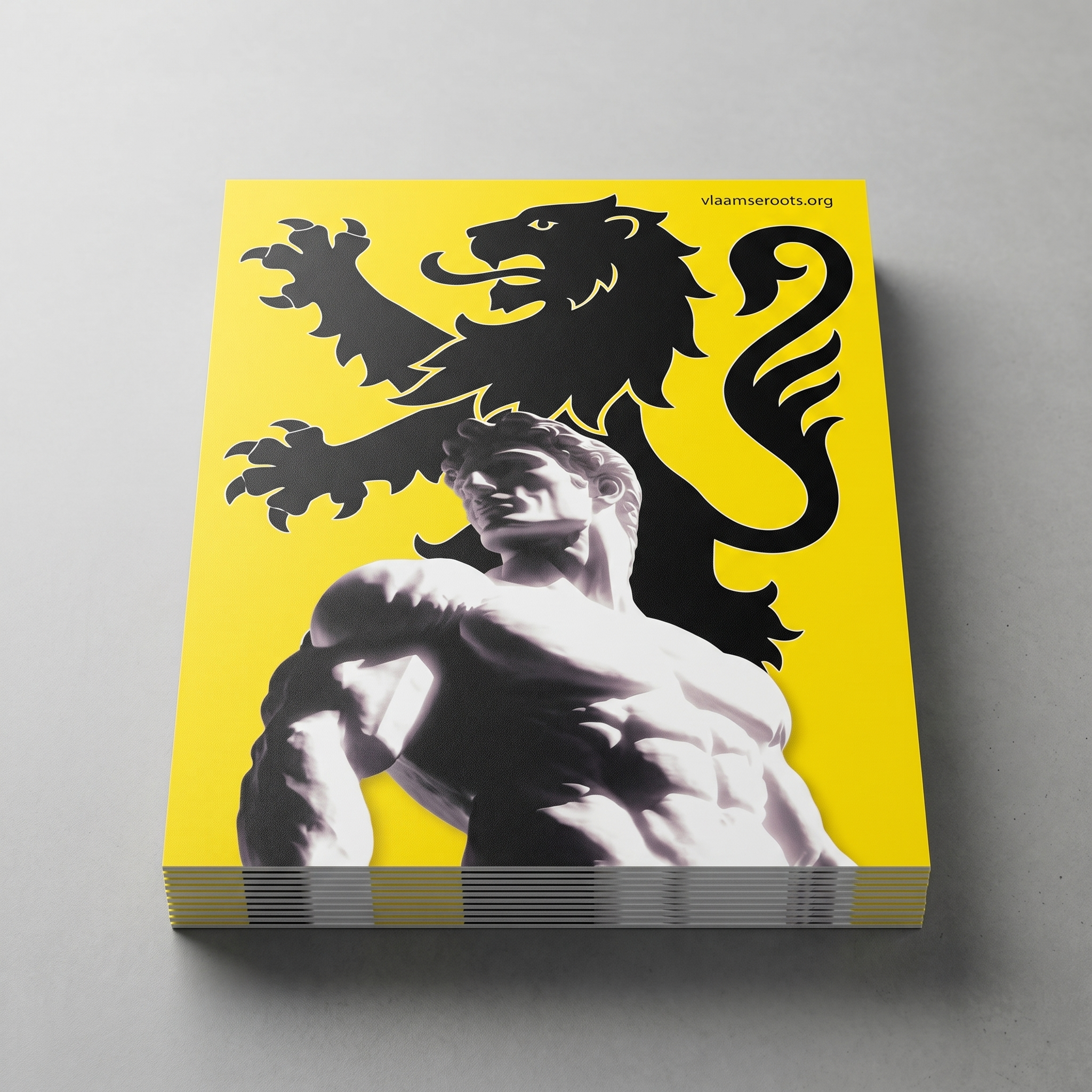Vlaamse Leeuw Standbeeld - ZELFKLEVER
